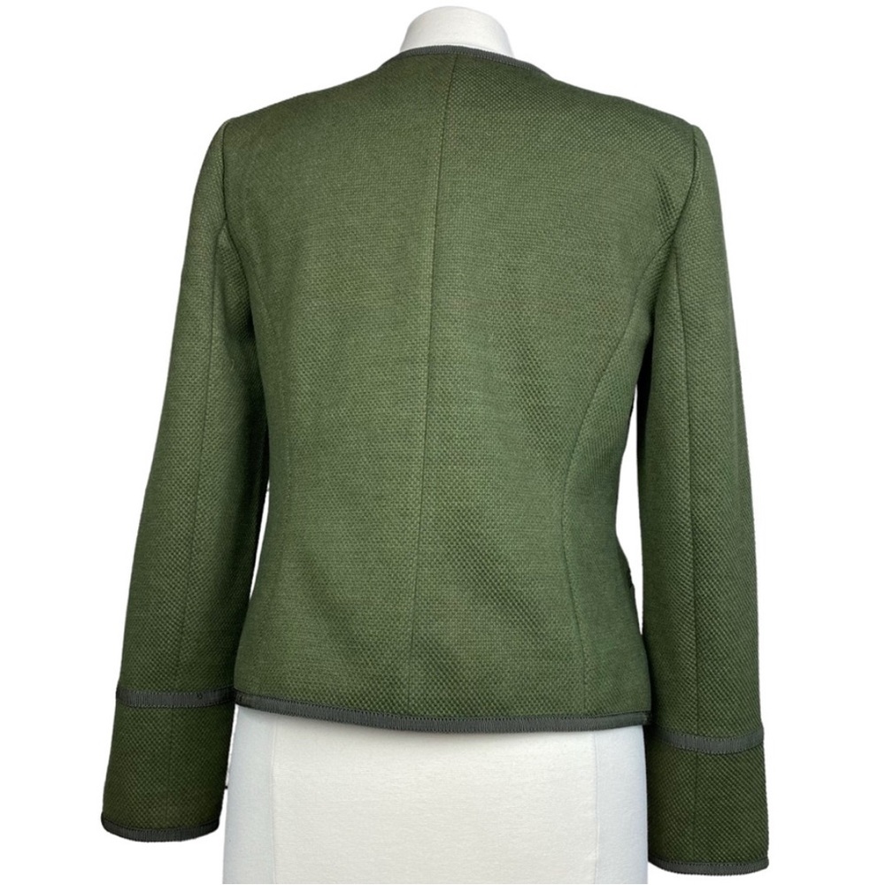 Talbots Quilted Blazer Jacket Double Breasted Arm… - image 3